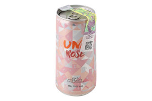 Вино 0.2л 10% рожеве сухе газоване Rose UNA з/б