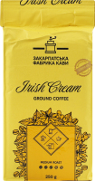 Кава Irish Cream мелена смажена 250г в/у ZFC
