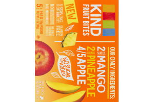 KIND Fruit Bites Mango, Pineapple and Apple - 5 CT