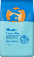 Кофе натуральный жареный молотый Cuban coffee Buco м/у 200г