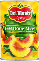 Del Monte Freestone Slices Peaches In Heavy Syrup