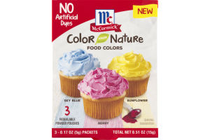 McCormick Color Nature Food Colors - 3 CT