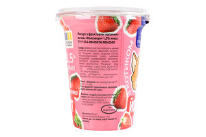 Йогурт 1.5% с фруктовым наполнителем Клубника Framo ст 350г