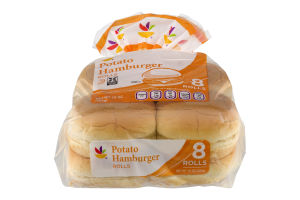 Ahold Potato Hamburger Rolls - 8 CT