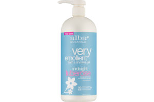 Alba Botanica Very Emollient Bath & Shower Gel Midnight Tuberose