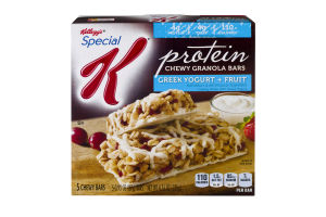 Kellogg's Special K Protein Chewy Granola Bars Greek Yogurt + Fruit - 5 CT
