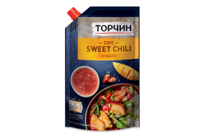 Соус пастеризованный с манго Сладкий чили Торчин д/п 200г