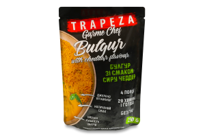 Булгур со вкусом сыра Чеддер Trapeza д/п 250г