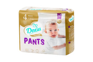 Трусики-підгузки для дітей 9-15кг 4 Maxi Extra Soft Dada 32шт