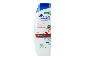 Шампунь проти лупи Очищення та блиск Head&Shoulders 400мл