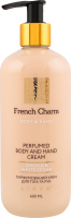 Крем д/тіла та рук French Charm Orchid&white cedar парфумований 400мл з дозатором Liora