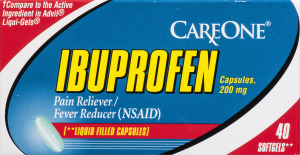 CareOne Ibuprofen Pain Reliever/Fever Reducer 200mg Softgels- 40 CT