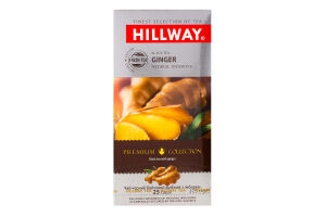 Чай черный байховый с имбирем Hillway к/у 25х1.5г