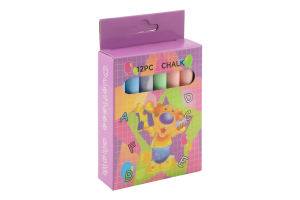 Крейда шкільна кольорова №1443231 Greenwich Products Co. Limited 12шт
