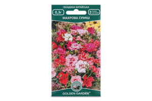 Насіння Golden Garden Квіти Гвоздика кит.Махр.сум.