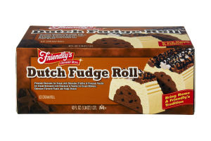 Friendly's Dutch Fudge Roll Ice Cream Dessert Roll