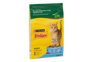 Корм сухий для котів з лососем і овочами Friskies м/у 10кг