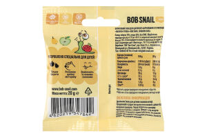 Снек фруктовый для детей от 12мес Apple-pear Baby Bob Snail м/у 20