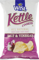 Wise Kettle Cooked Potato Chips Salt & Vinegar All Natural