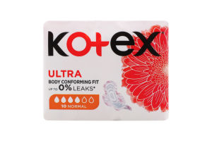 Прокладки гігієнічні Normal Ultra Kotex 10шт