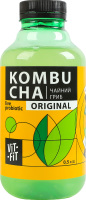 Напиток брожения фильтрованный непастеризованный с сахаром Original Kombucha Vit-Fit п/бут 0.5л