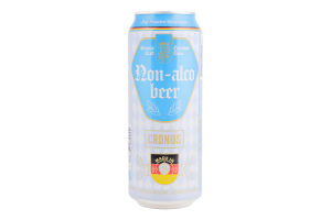 Пиво Cronus Non-Alco пшеничне світле б/алк з/б