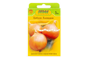 Насіння Цибуля ріпчаста Халцедон дражоване на стрічці 5м 2г Седос