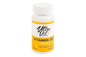 Добавка дієтична м'які капсули 4000МО Vitamin D3 UltraVit 120шт