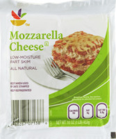 Ahold Cheese Mozzarella Part-Skim All Natural
