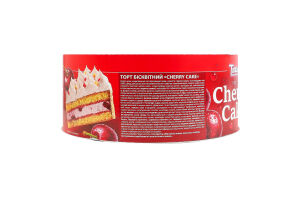 Торт бисквитный Cherry cake Tarta к/у 450г