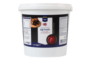 Кетчуп пастеризованный Шашлычный классический Metro Chef ведро 1кг