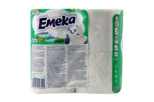 Папір туалетний 3-х шаровий Mountain fresh Emeka 4шт