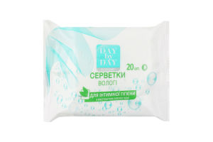 Салфетки влажные для интимной гигиены с экстрактом белого чая Hygiene Day by Day 20шт