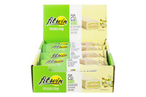 Батончик протеиновый глазированный с подсластителями Фисташка и крем FitWin м/у 60г