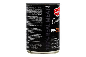 Корм д/дорослих собак Original Mono Protein Свинина з овочами 400г ж/б Carnie