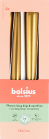 Свічки Bolsius золотисто помаранчев 245/24 мм 4 шт