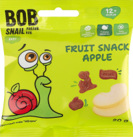 Снек фруктовый для детей от 12мес Apple Baby Bob Snail м/у 20г