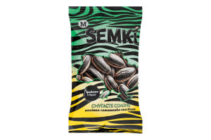 Насіння соняшника смажене солоне Смугасте Semki м/у 120г