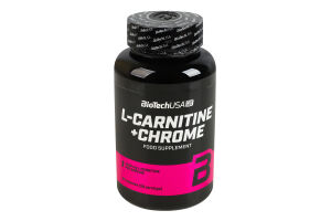Добавка дієтична таблетки L-carnitine + Chrome BioTechUSA 60шт