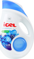 Гель для стирки цветных и белых тканей Gentle power Universal Igel 2л