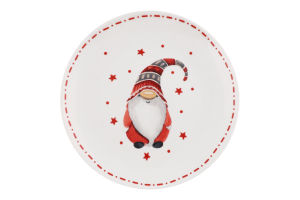 Тарілка обідня MBM My Home РіздвІстор 19см MH-1384