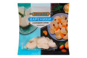 Вареники заморожені з солодким сиром Levada м/у 400г