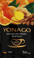 Напій фруктово-ягідний вітамінний Апельсин-імбир-кориця Чай Yonago м/у 50г