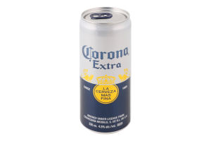 Пиво 0.33л 4.5% светлое пастеризованное Corona Extra ж/б