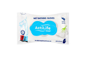 Серветки-рукавички вологі д/тіла 20шт ActiLife med