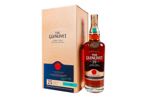 Виски 700мл 43% шотландский односолодовый 25 лет The Glenlivet к/у
