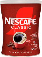 Кофе растворимый гранулированный Classic Nescafe ж/б 100г