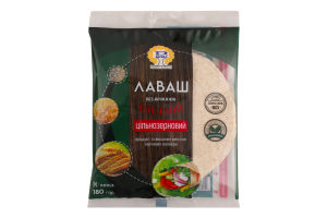 Лаваш Цільнозерновий круглий Рома м/у 10х18г