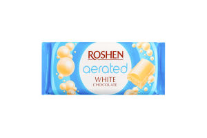 Шоколад білий пористий Roshen м/у 80г