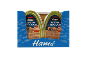 Паштет з лосося стерилізований Hame лоток 100г